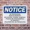 Signmission No Trespassing Private Property No Hunting OSHA Notice Sign, Plastic, 10in W x 7in L, 2PK OS-2PACK-NS-P-710-L-14972 - alternate 6